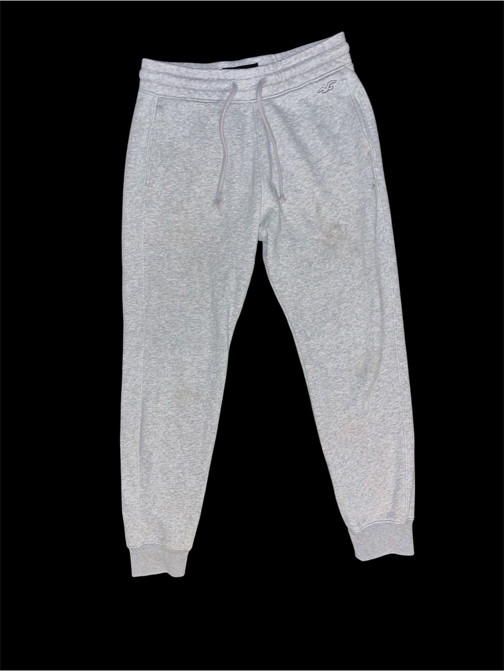 Hollister Heather Gray Drawstring Joggers